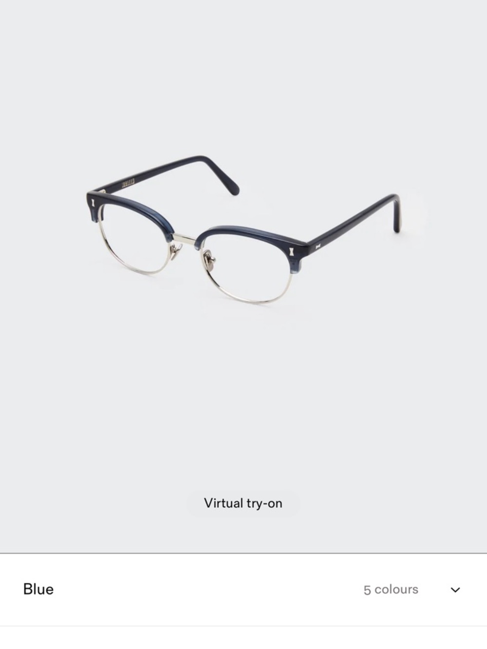 Cubitts Twygord Women's Black Semi-Rim Glasses - Classic Clubmaster Style UK 🇬🇧